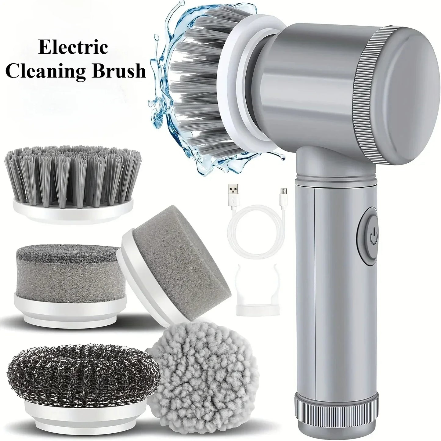 Multi-Functional Electric Cleaning Brush