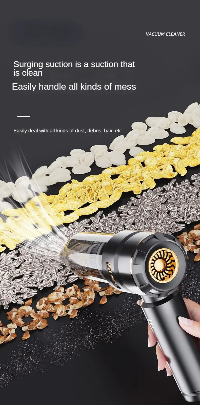Mini Car Vacuum Cleaner Pro