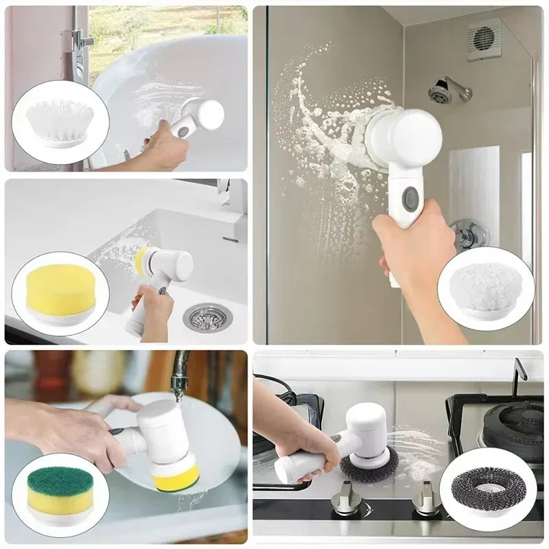 Multi-Functional Electric Cleaning Brush