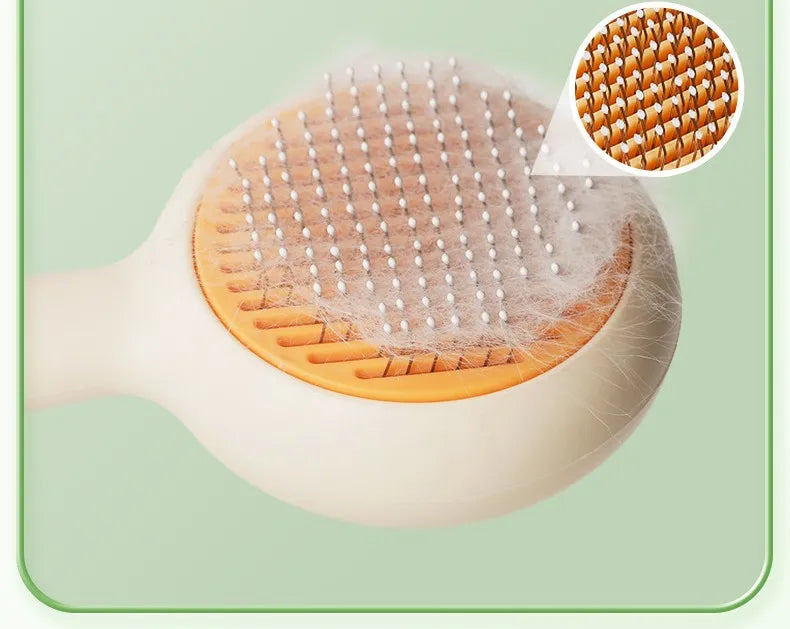Self-Cleaning Pet Grooming Brush