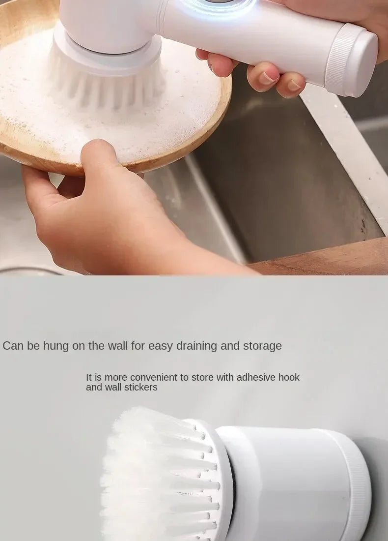 Multi-Functional Electric Cleaning Brush