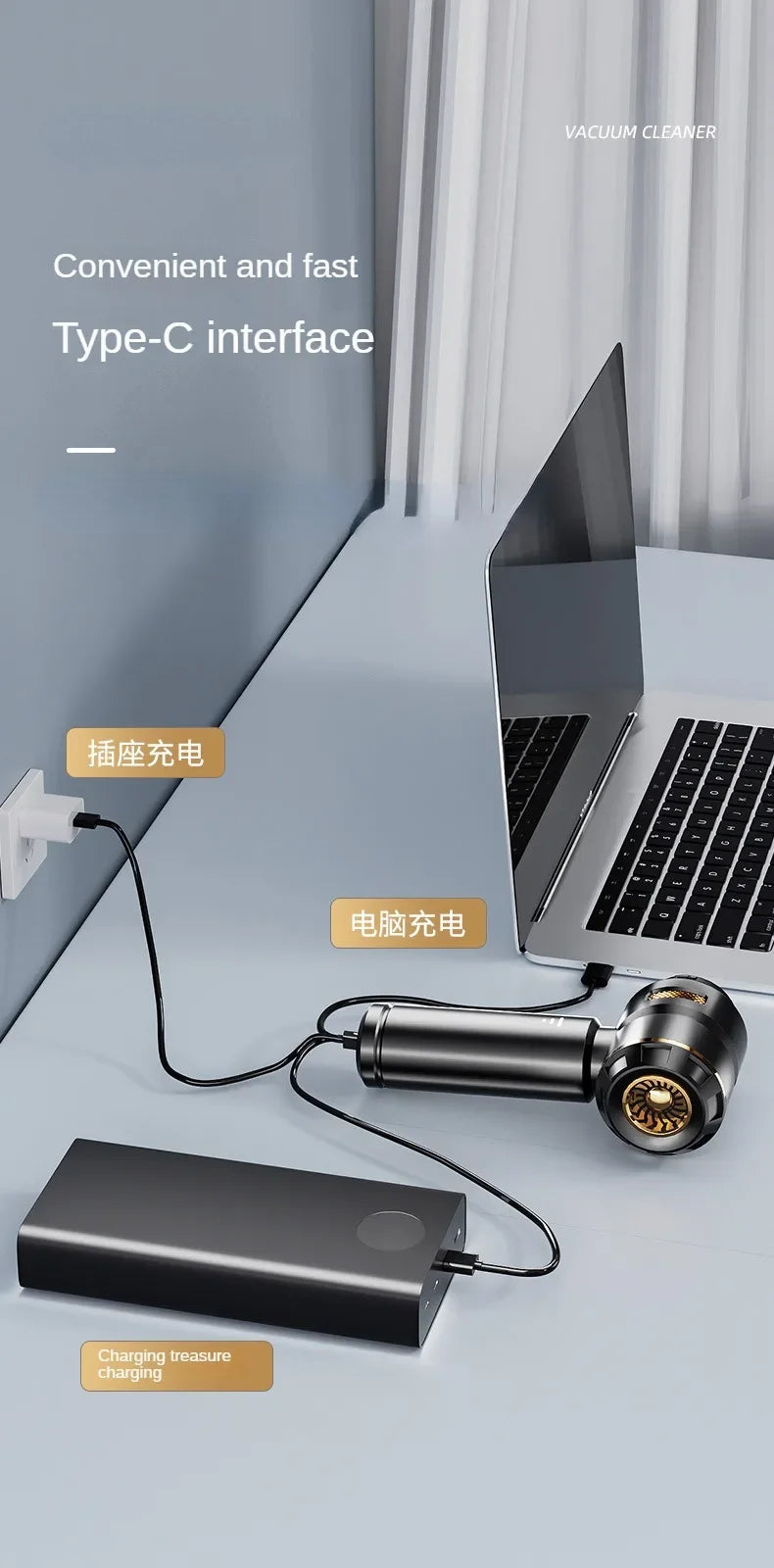 Mini Car Vacuum Cleaner Pro