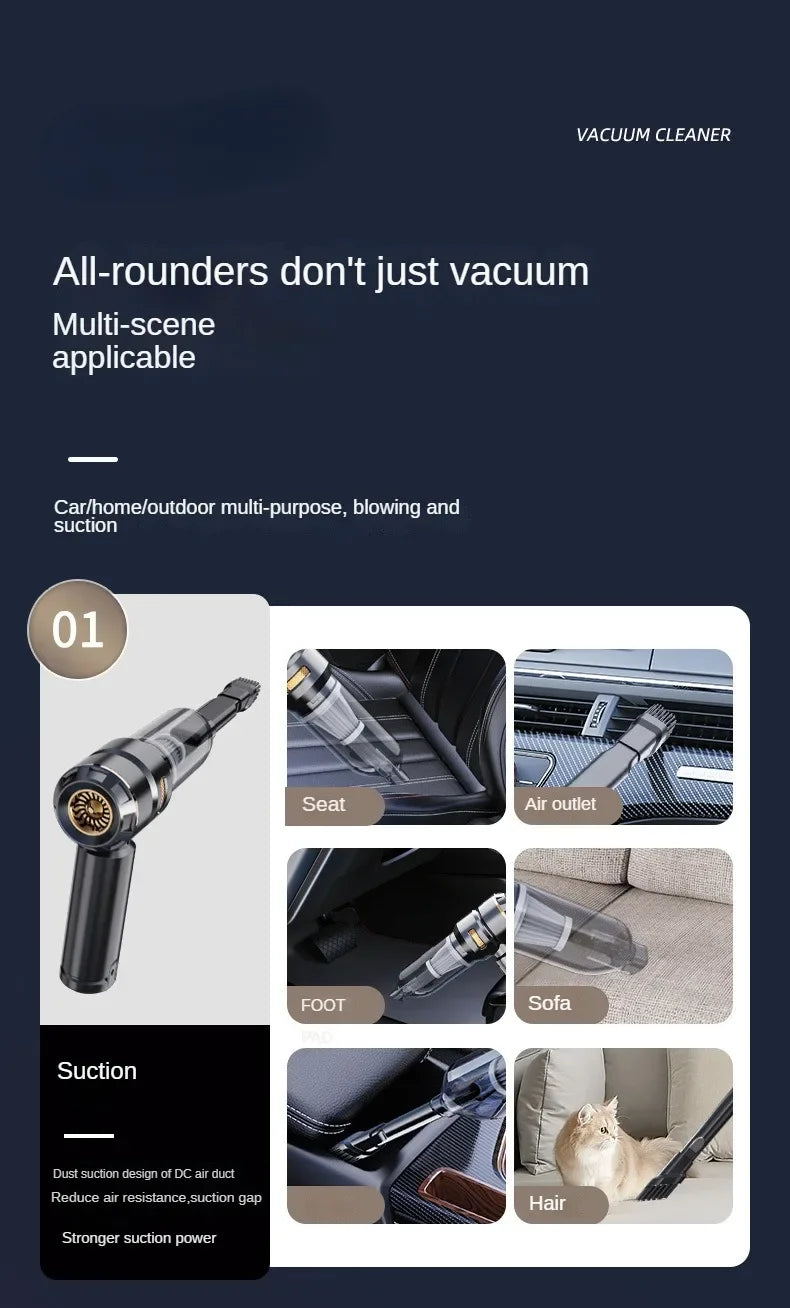 Mini Car Vacuum Cleaner Pro