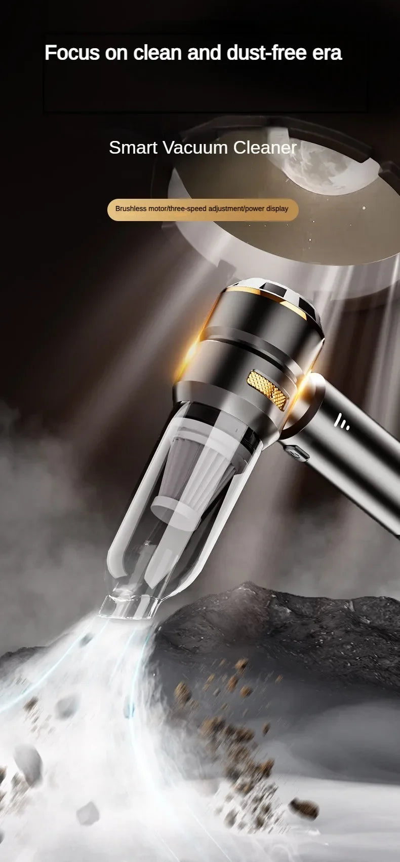 Mini Car Vacuum Cleaner Pro
