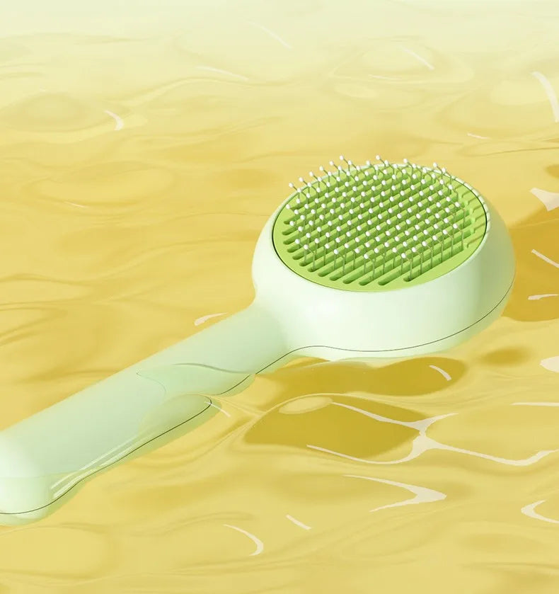 Self-Cleaning Pet Grooming Brush