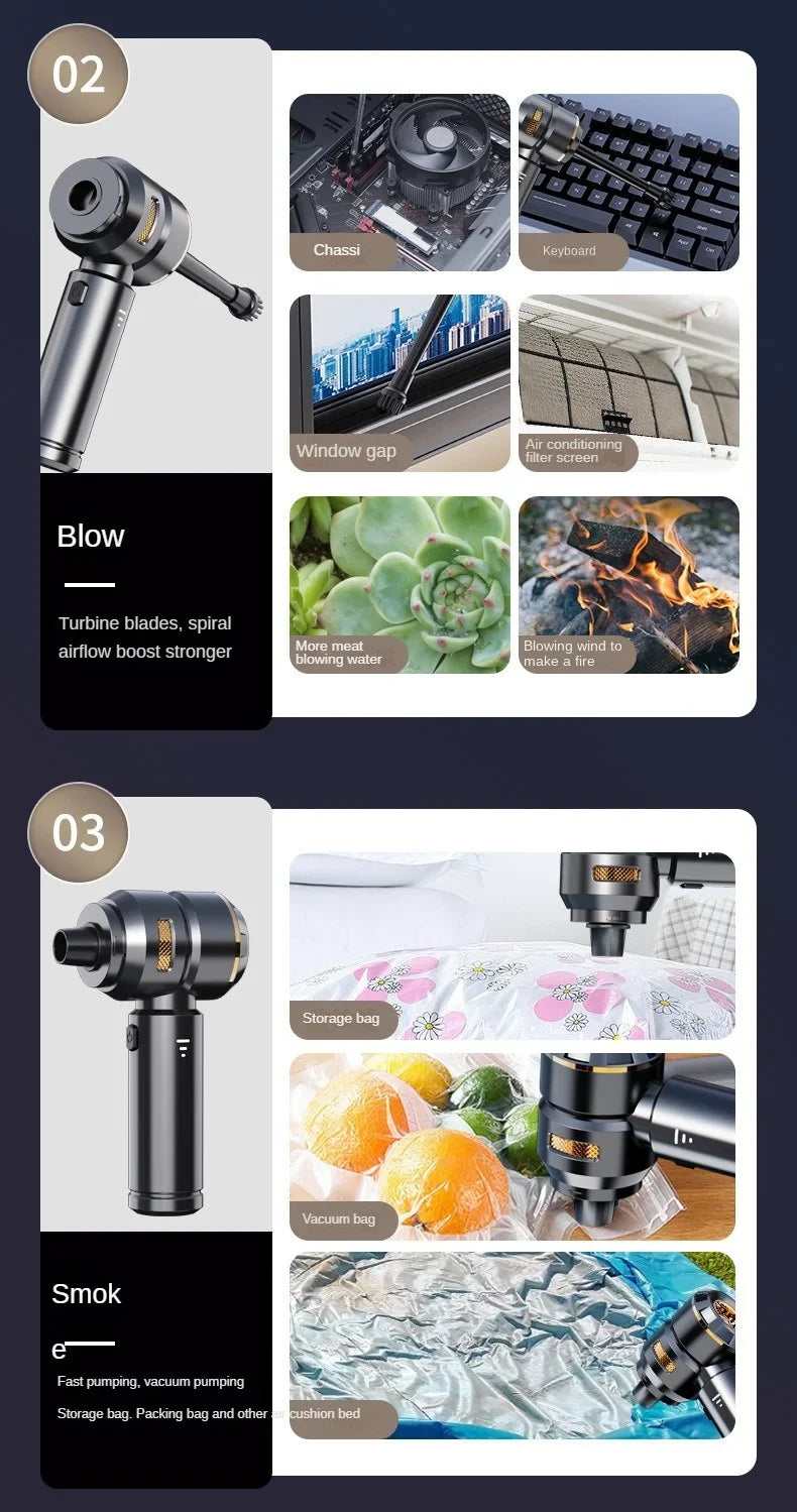 Mini Car Vacuum Cleaner Pro