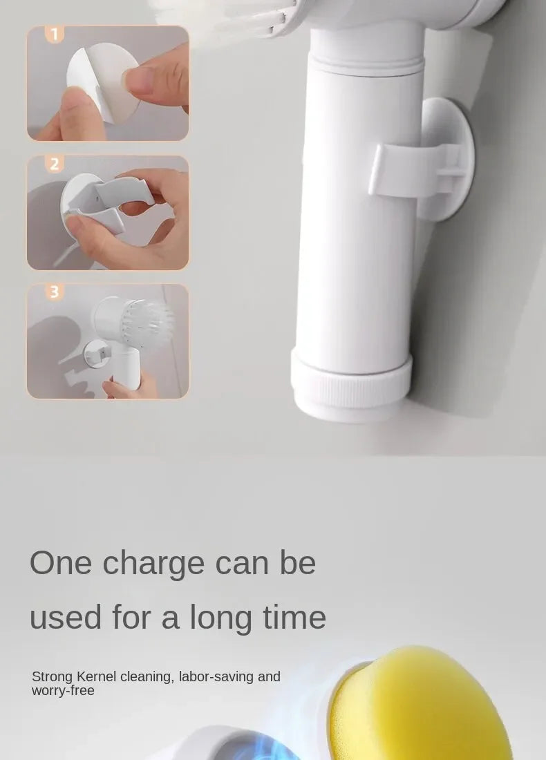 Multi-Functional Electric Cleaning Brush