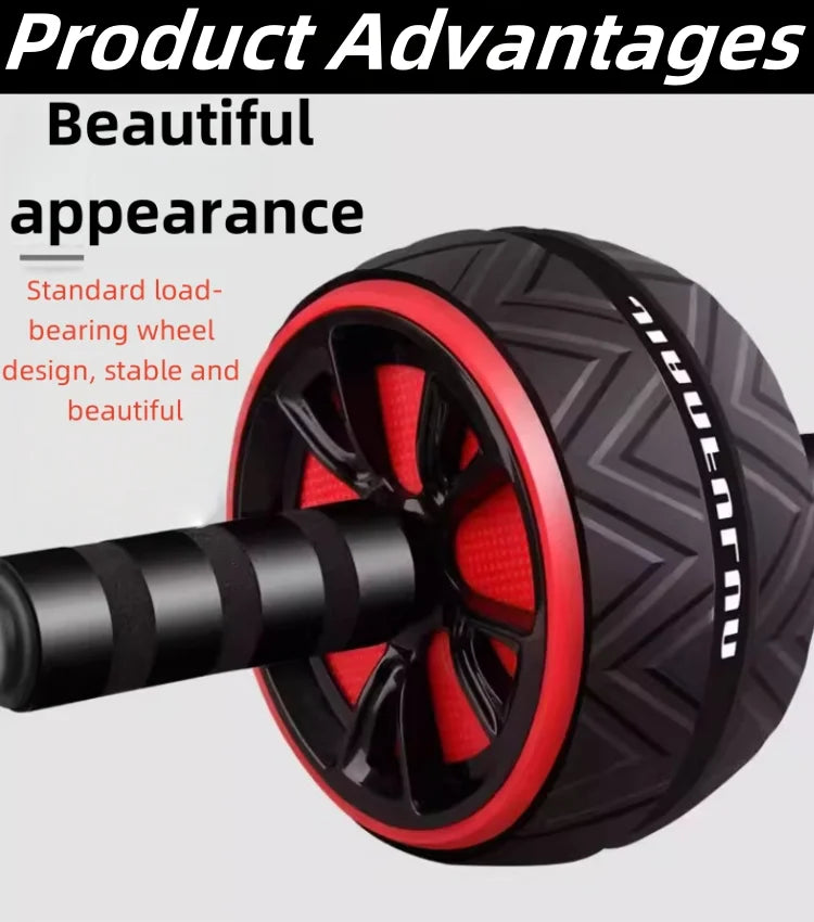 UniversalSports Fitness Abs Roller for Men and Women Silent Abdominal Wheel for Core Strength Toning Slimming Home Gym Equipment