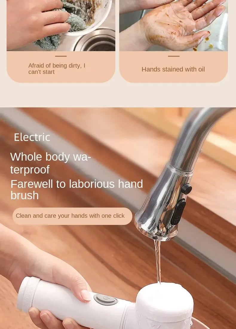 Multi-Functional Electric Cleaning Brush