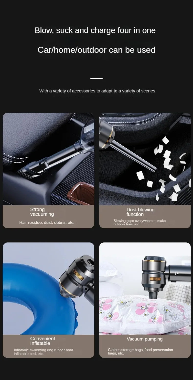 Mini Car Vacuum Cleaner Pro