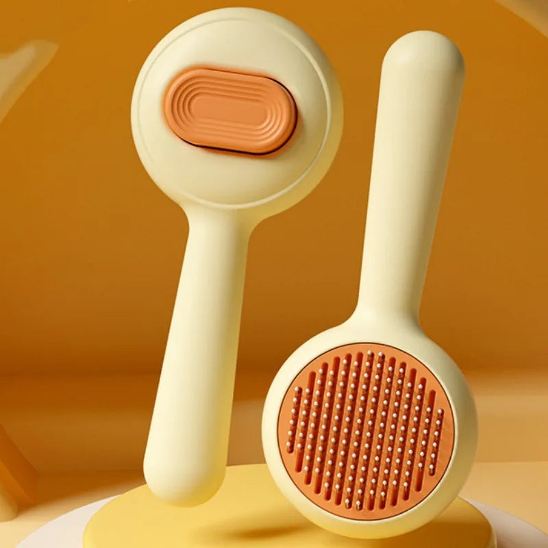 Self-Cleaning Pet Grooming Brush
