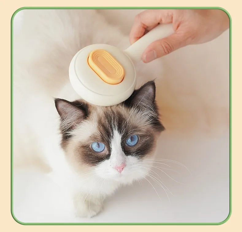 Self-Cleaning Pet Grooming Brush