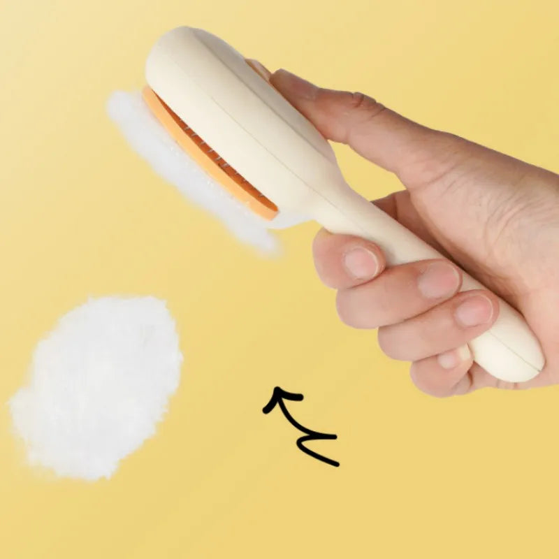 Self-Cleaning Pet Grooming Brush
