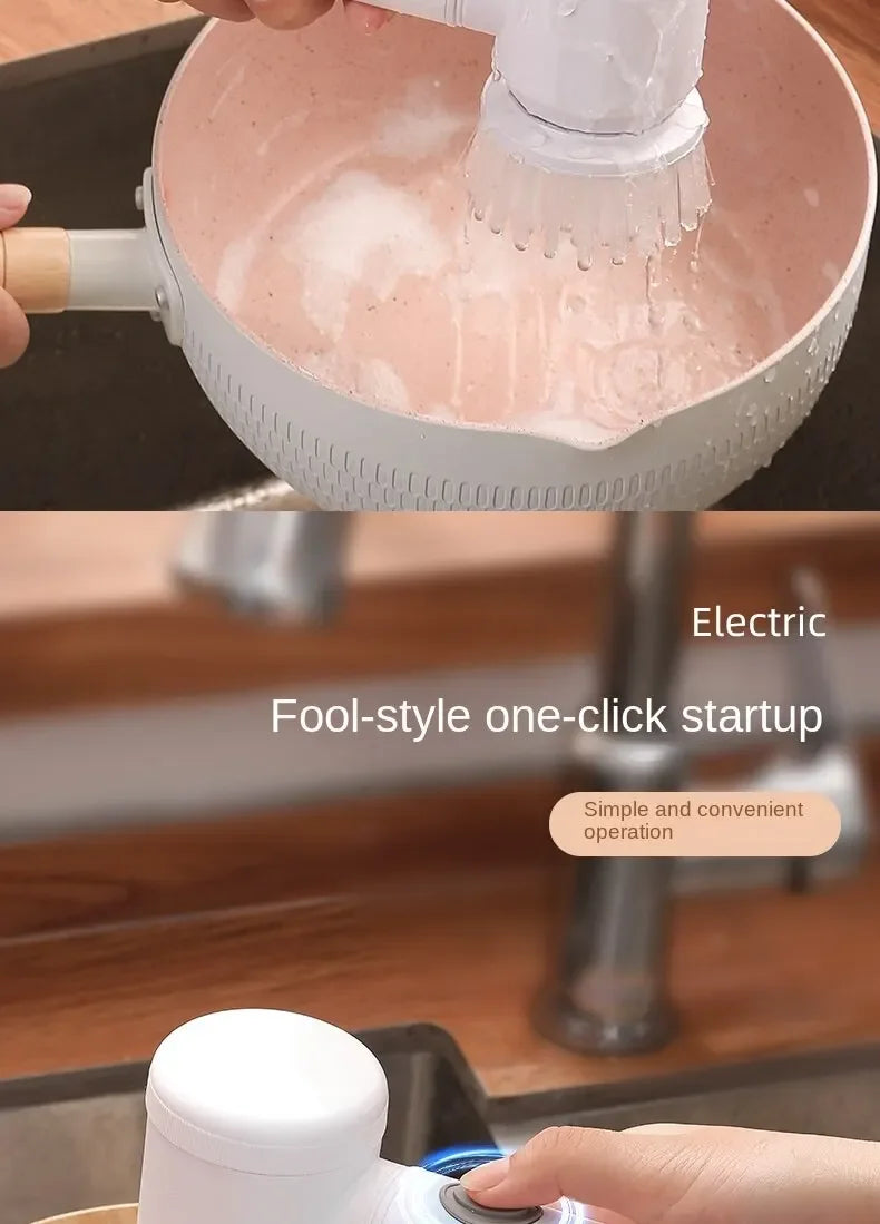 Multi-Functional Electric Cleaning Brush
