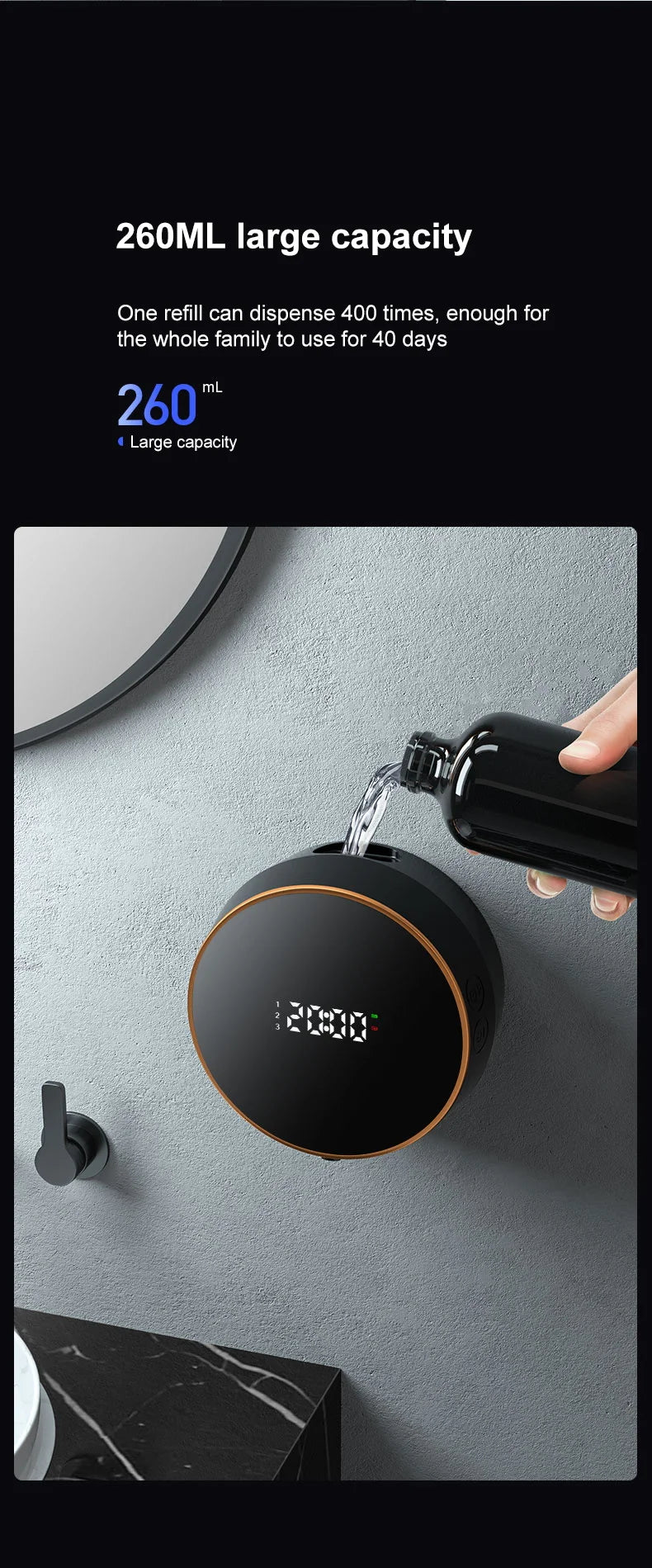 Touchless Automatic Soap Dispenser (USB Rechargeable)